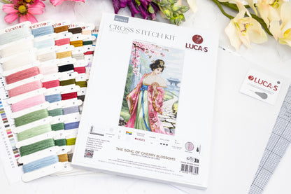 Cross Stitch Kit Luca-S - The Song of Cherry Blossoms, BU5105