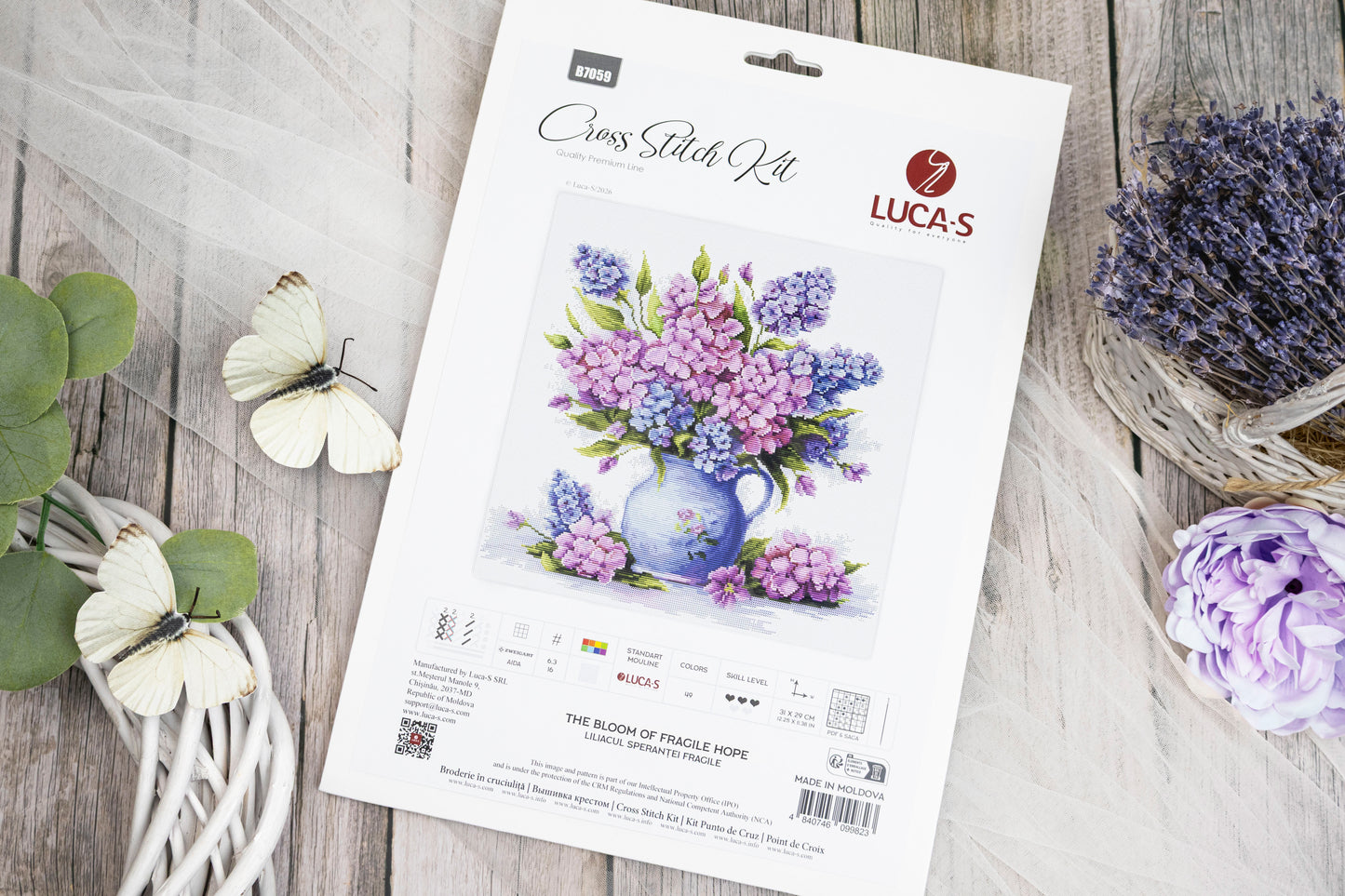 Cross Stitch Kit Luca-S - The Bloom of Fragile Hope, B7059