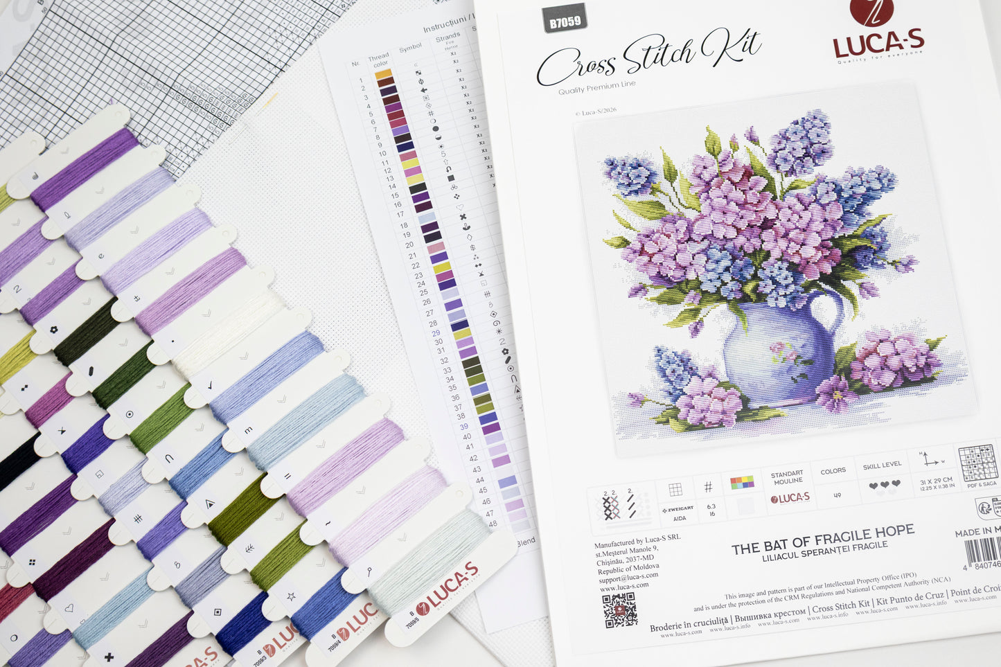 Cross Stitch Kit Luca-S - The Bat of Fragile Hope, B7059