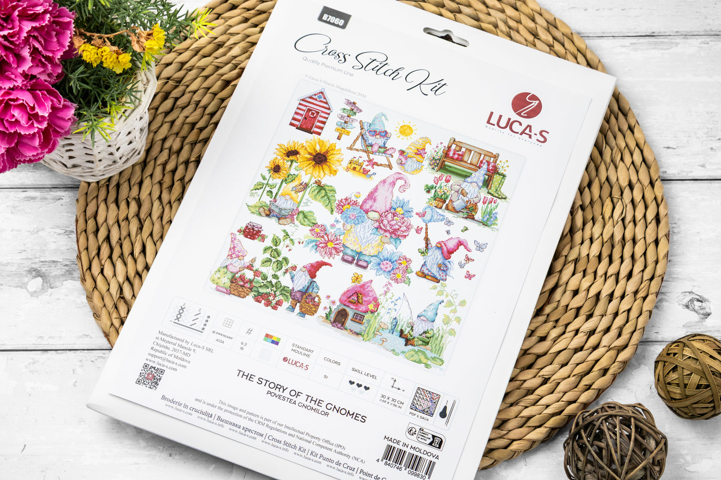 Cross Stitch Kit Luca-S - The Story of the Gnomes, B7060