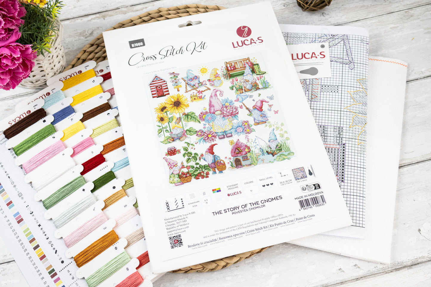 Cross Stitch Kit Luca-S - The Story of the Gnomes, B7060