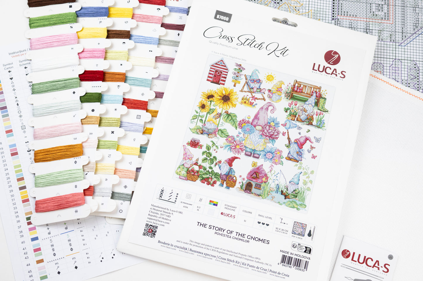 Cross Stitch Kit Luca-S - The Story of the Gnomes, B7060