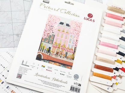 Cross Stitch Kit Luca-S - Amsterdam, Netherlands, PK01