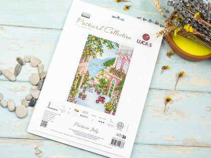Cross Stitch Kit Luca-S - Positano,Italy, PK02