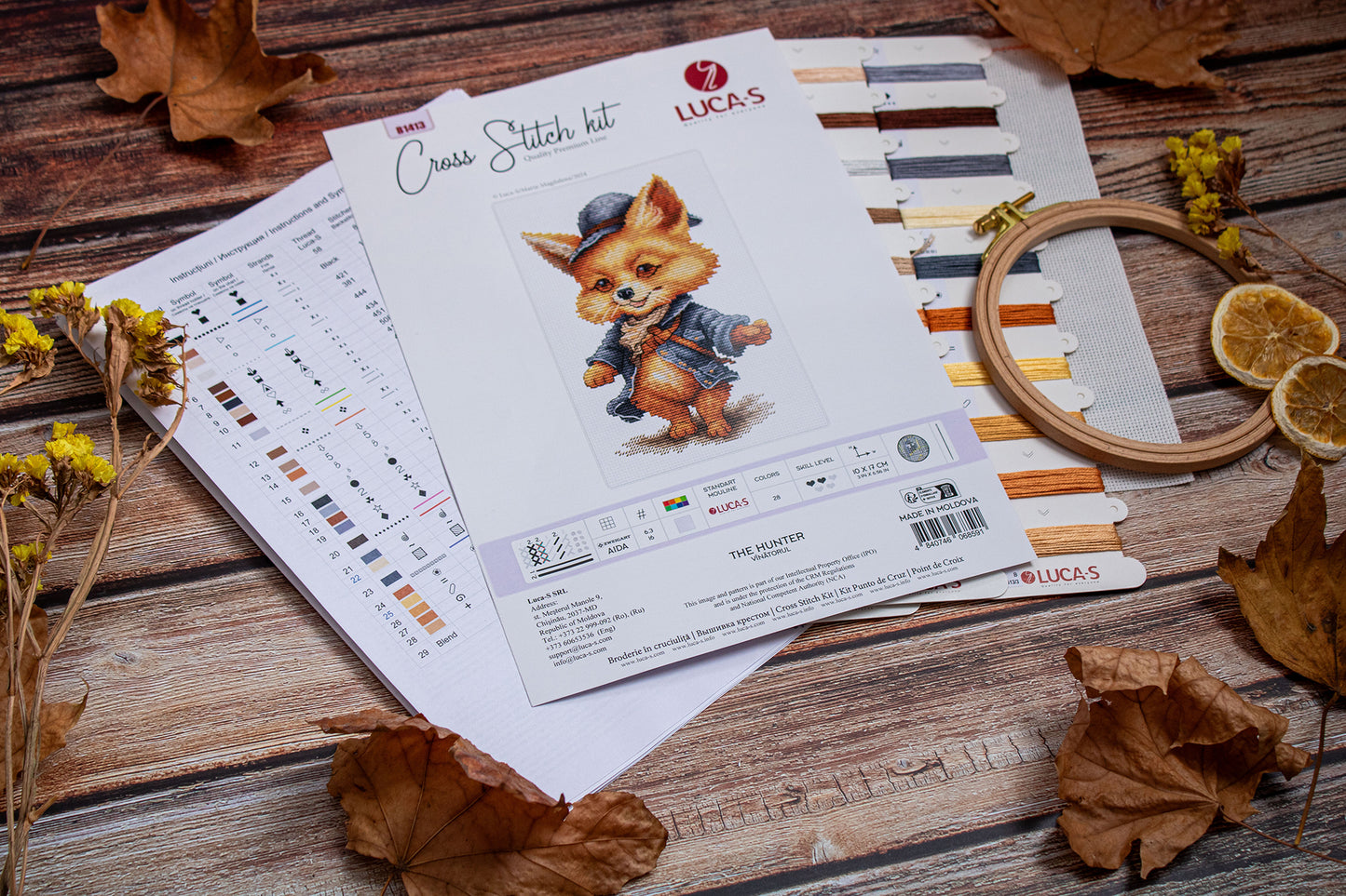 Cross Stitch Kit Luca-S - The Hunter, B1413