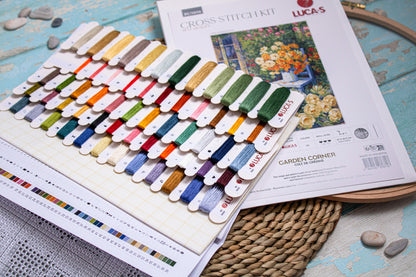 Cross Stitch Kit Luca-S - Garden Corner, BU5056