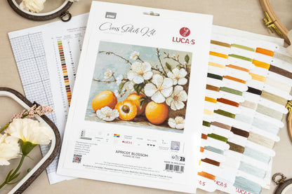 Cross Stitch Kit Luca-S - Apricot blossom, B7062