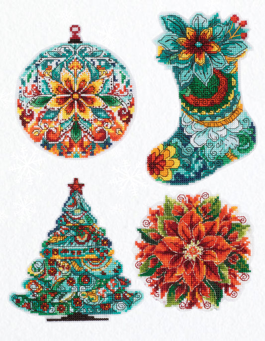 Toys Cross Stitch Kits - Christmas Decorations, JK042