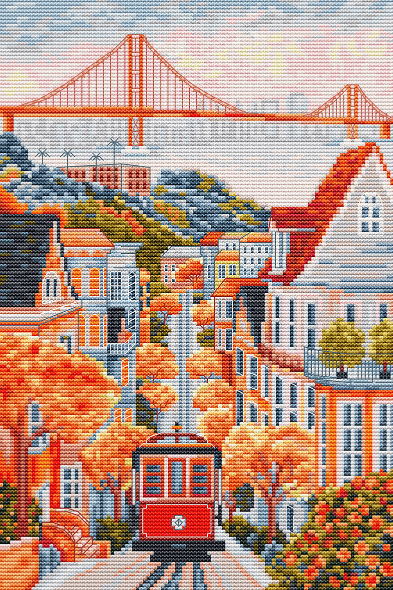 Cross Stitch Kit Luca-S - San Francisco,USA, PK04