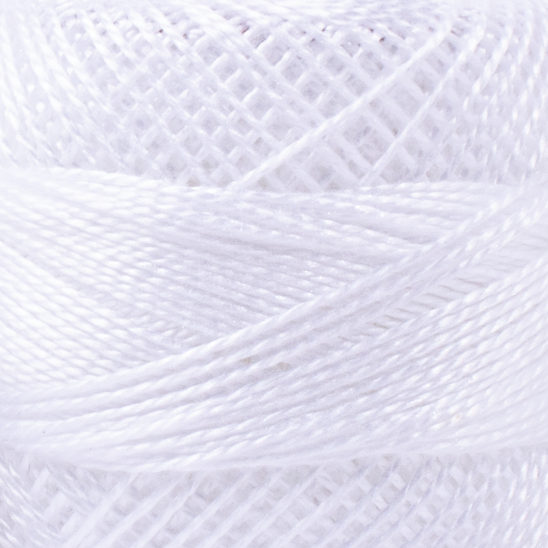 Embroidery Threads - Box, Pearl Cotton Luca-S, Art. 87 / White