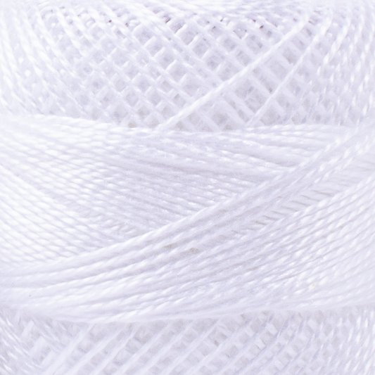 Embroidery Threads - Box, Pearl Cotton Luca-S, Art. 87 / White