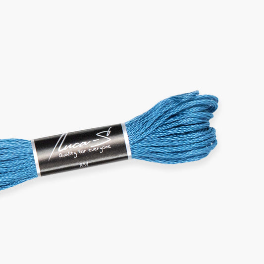 Box of 12 Stranded Cotton Luca-S - 200 / DMC 3760 / Anchor 169