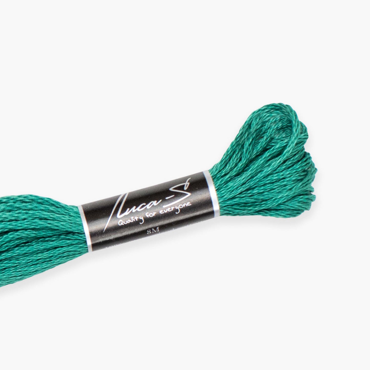 Box of 12 Stranded Cotton Luca-S - 218 / DMC 991 / Anchor -1076