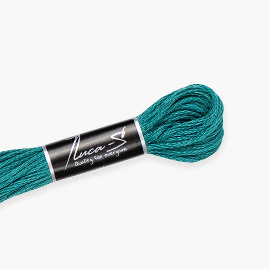 Box of 12 Stranded Cotton Luca-S - 221 / DMC 3848 / Anchor -