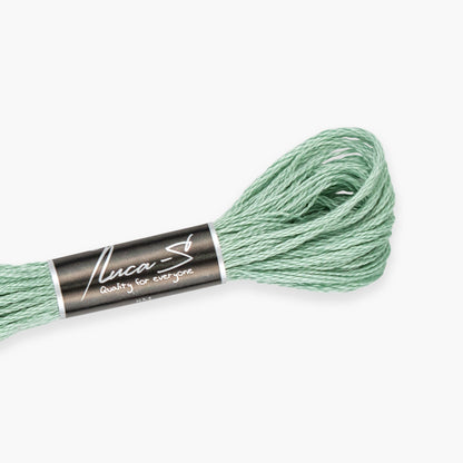 Box of 12 Stranded Cotton Luca-S - 227 / DMC 3817 / Anchor 875