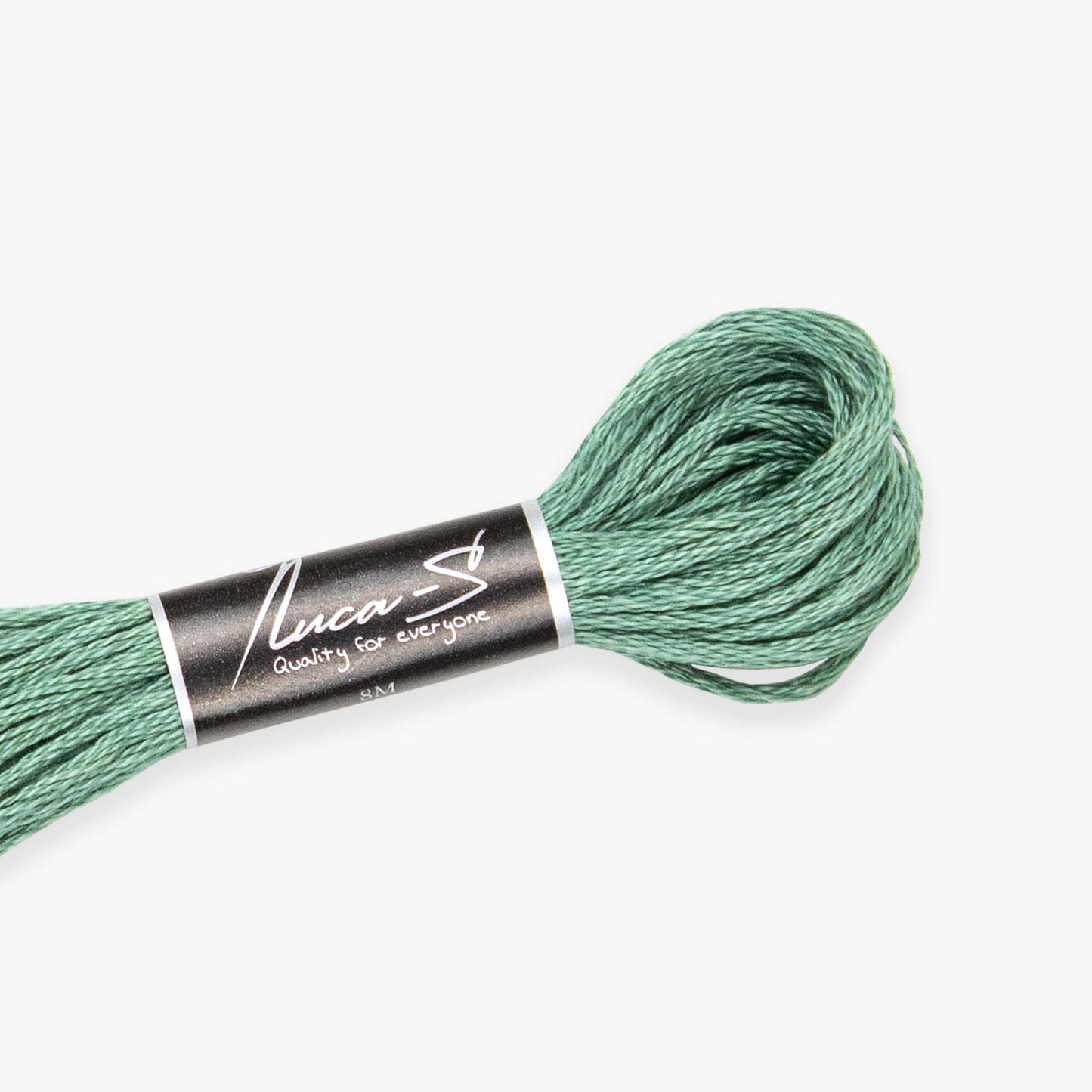 Box of 12 Stranded Cotton Luca-S - 234 / DMC 502 / Anchor 877