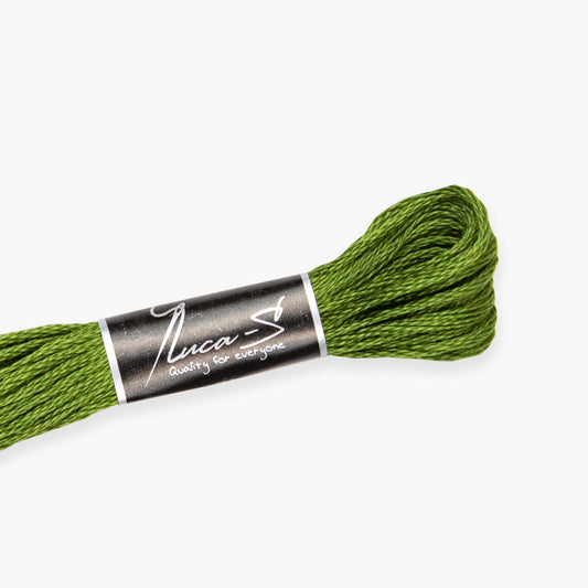 Box of 12 Stranded Cotton Luca-S - 268 / DMC 937 / Anchor 268