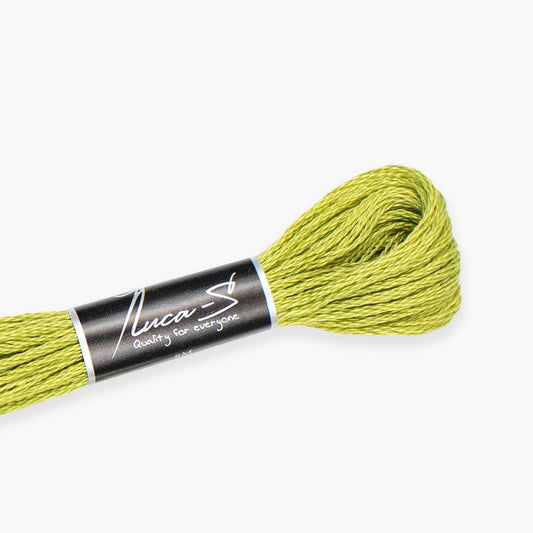 Box of 12 Stranded Cotton Luca-S - 275 / DMC 471 / Anchor 843