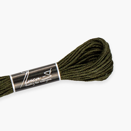 Box of 12 Stranded Cotton Luca-S - 279 / DMC 934 / Anchor 862