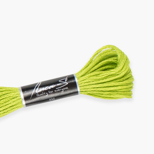 Box of 12 Stranded Cotton Luca-S - 289 / DMC 907 / Anchor 255