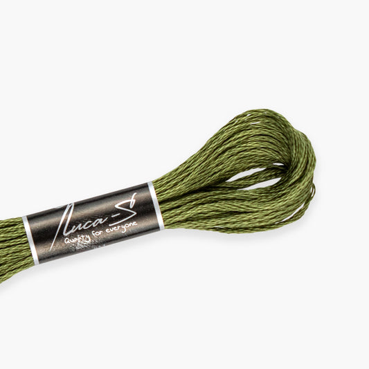 Box of 12 Stranded Cotton Luca-S - 305 / DMC 3051 / Anchor 861