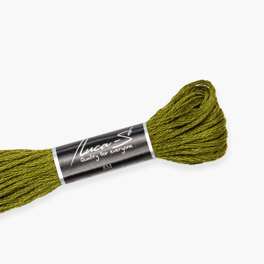 Box of 12 Stranded Cotton Luca-S - 311 / DMC 730 / Anchor 924