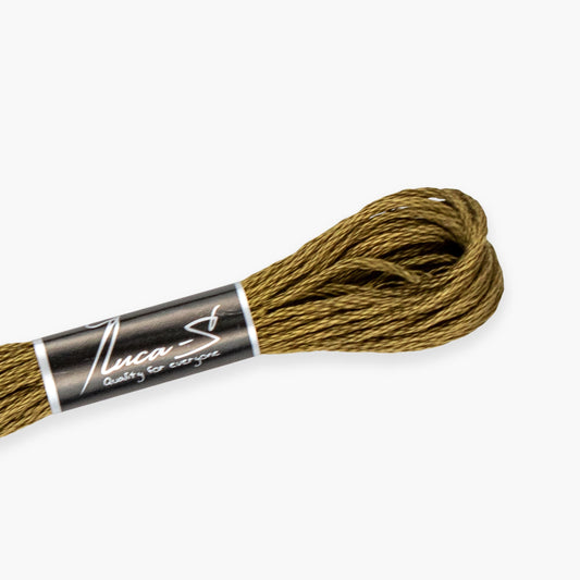 Box of 12 Stranded Cotton Luca-S - 320 / DMC 610 / Anchor 856