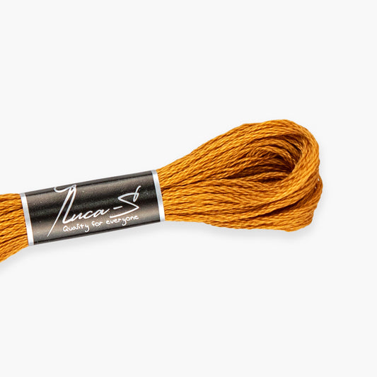 Box of 12 Stranded Cotton Luca-S - 358 / DMC 976 / Anchor 1001