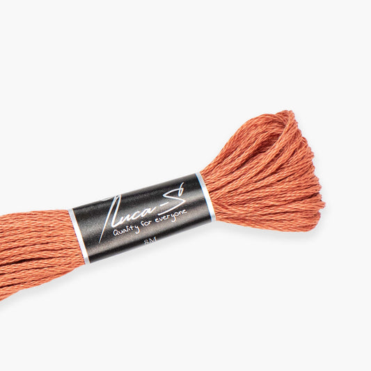 Box of 12 Stranded Cotton Luca-S - 408 / DMC 356 / Anchor 5975