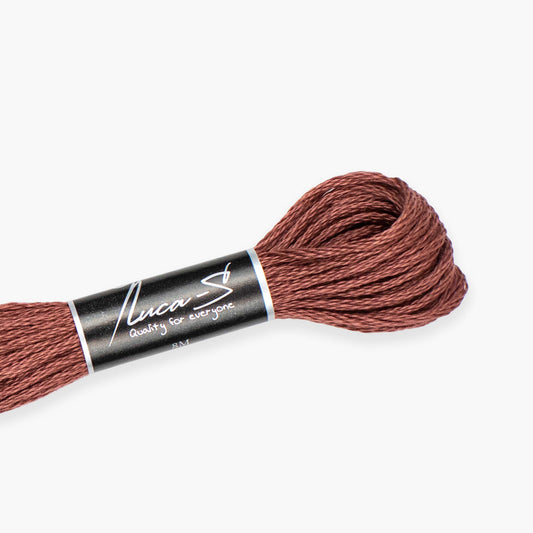 Box of 12 Stranded Cotton Luca-S - 414 / DMC 3858 / Anchor 936