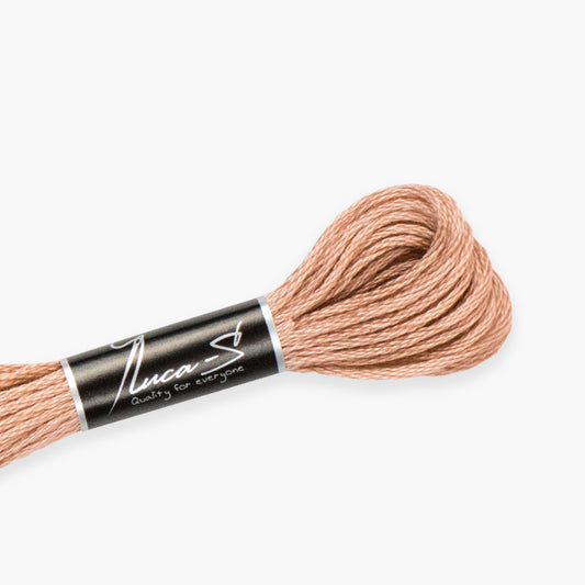 Box of 12 Stranded Cotton Luca-S - 420 / DMC 758 / Anchor 1008