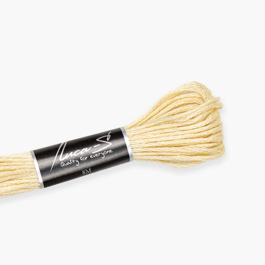 Box of 12 Stranded Cotton Luca-S - 446 / DMC 739/ Anchor -