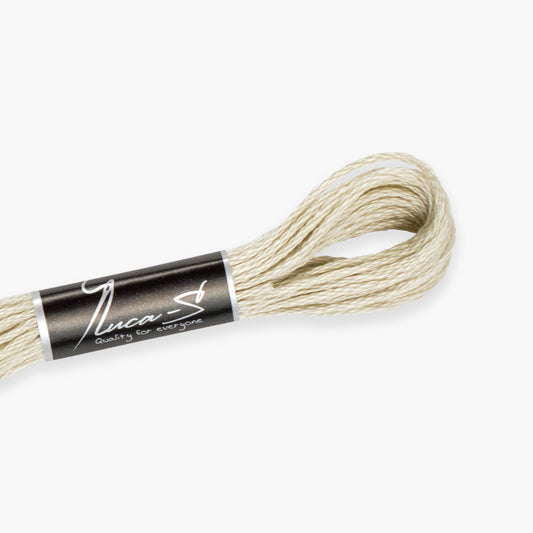 Box of 12 Stranded Cotton Luca-S - 459 / DMC 822 / Anchor 390,830