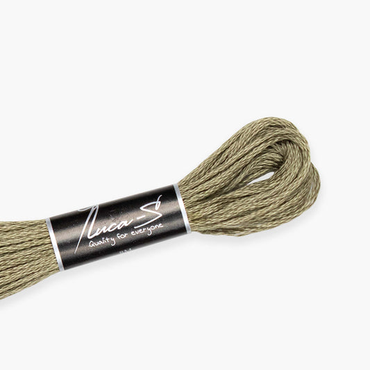 Box of 12 Stranded Cotton Luca-S - 462 / DMC 640 / Anchor -
