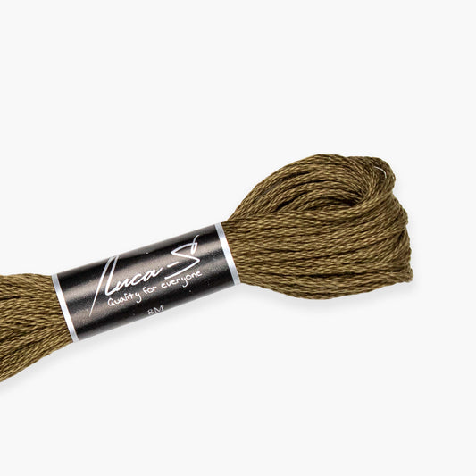Box of 12 Stranded Cotton Luca-S - 468 / DMC 3781 / Anchor 904