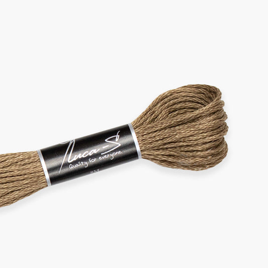 Box of 12 Stranded Cotton Luca-S - 472 / DMC 840 / Anchor 1084
