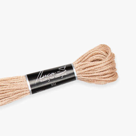 Box of 12 Stranded Cotton Luca-S - 475 / DMC 842 / Anchor 376
