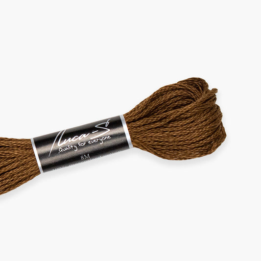 Box of 12 Stranded Cotton Luca-S - 479 / DMC 938 / Anchor 359