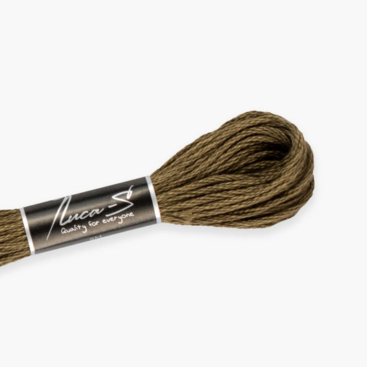 Box of 12 Stranded Cotton Luca-S - 483 / DMC 3781 / Anchor 904