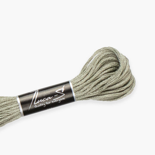 Box of 12 Stranded Cotton Luca-S - 490 / DMC 647 / Anchor 1040