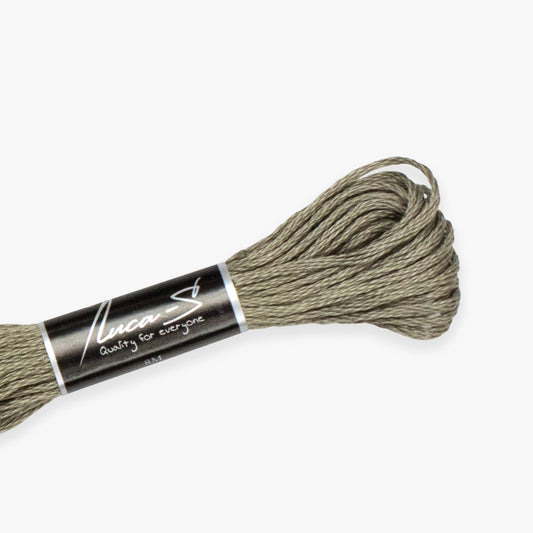 Box of 12 Stranded Cotton Luca-S - 495 / DMC 646 / Anchor 1040
