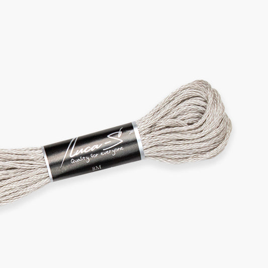 Box of 12 Stranded Cotton Luca-S - 496 / DMC 648 / Anchor -