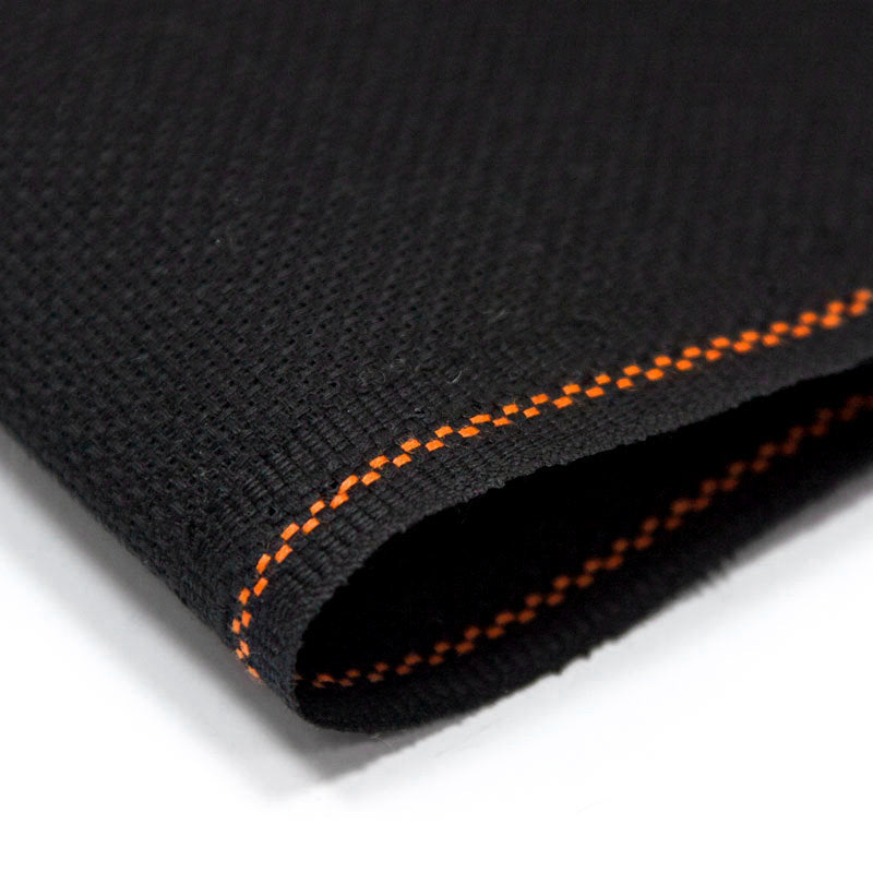 Zweigart Aida 14 Ct. Cross Stitch Kit Fabric, Black, Color 720