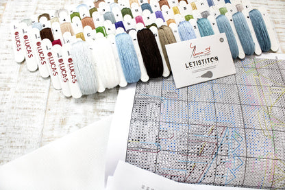 Cross Stitch Kit Luca-S - Mariner's Haven - HobbyJobby