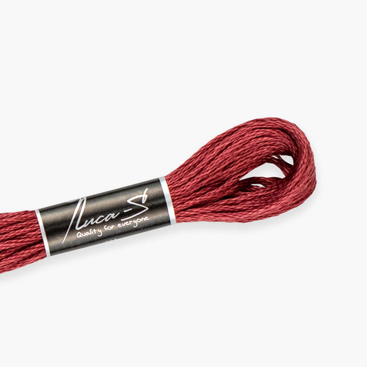 Box of 12 Stranded Cotton Luca-S - 81 / DMC 3721 / Anchor 896