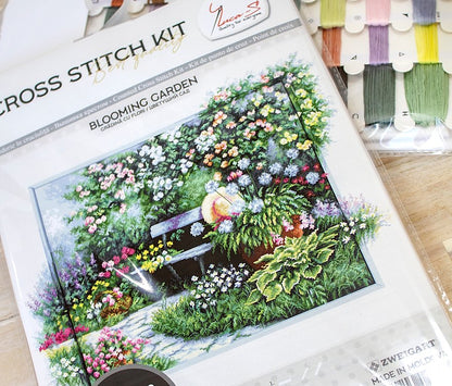 Cross Stitch Kit Luca-S - Blooming Garden, BU4012