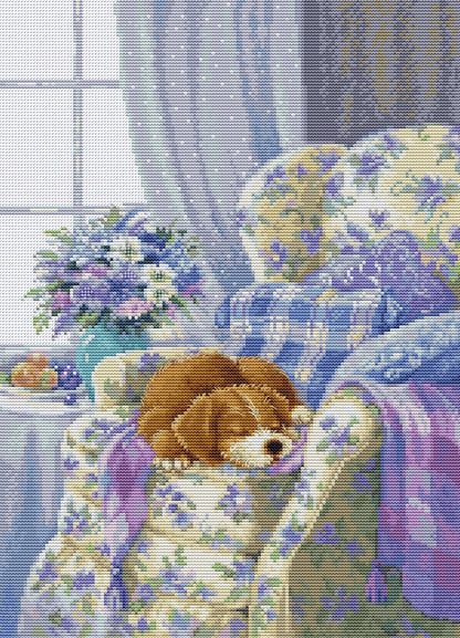 Cross Stitch Pattern Luca-S - Cozy Armchair, P5016