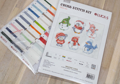 Toys Cross Stitch Kit Luca-S - Winter Toys JK034