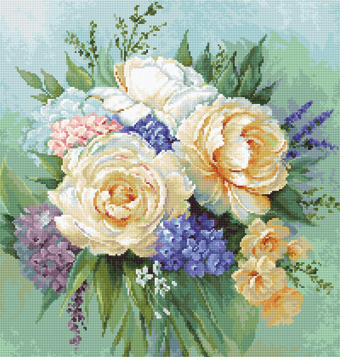 Petit Point Kit Luca-S - Floral Bouquet, G600