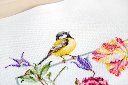 Cross Stitch Kit Luca-S - Spring Flowers BA2359